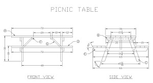 picnictabledrawing