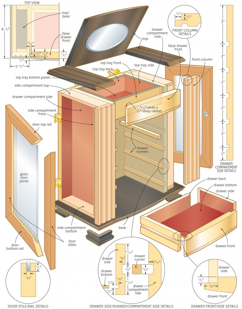 woodprix » free jewelry box woodworking plan